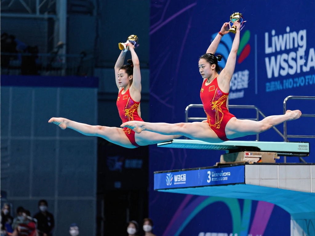 跳水作为一项充满挑战又极具观赏性的运动，